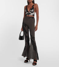 Aquazzura Twist velvet mules