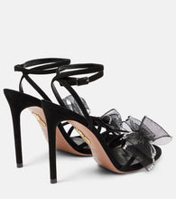 Aquazzura Reve embellished suede sandals