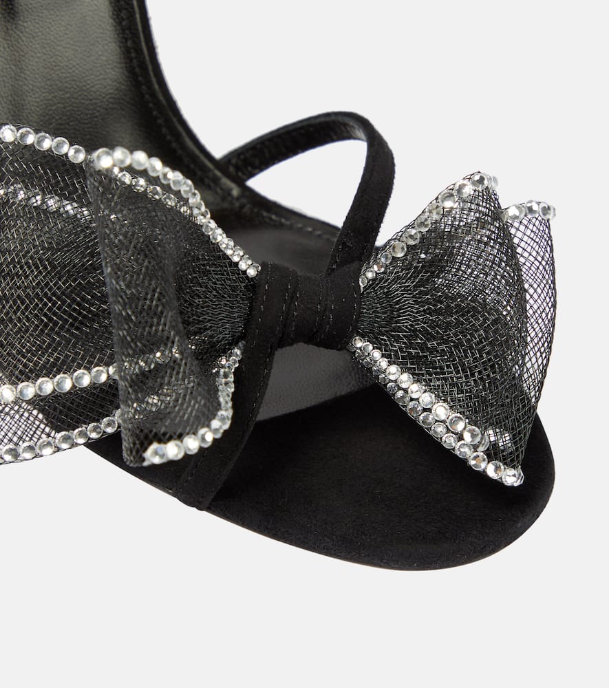 Aquazzura Reve embellished suede sandals