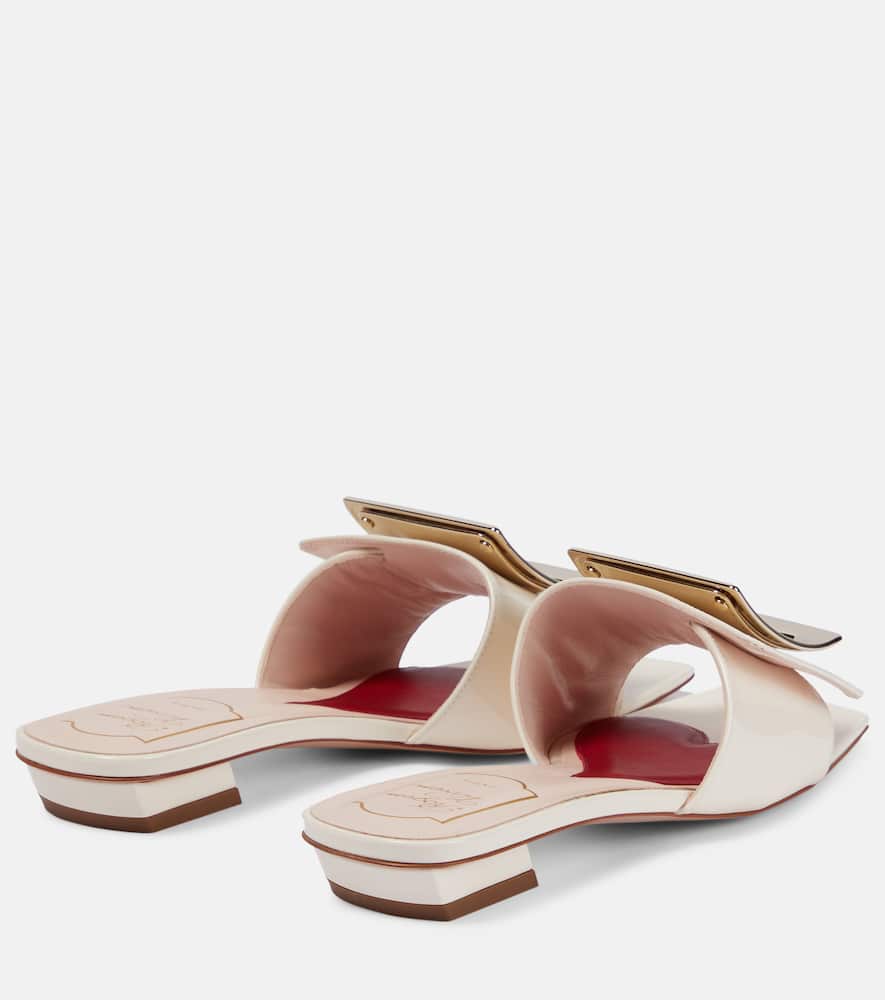 Roger Vivier Belle Vivier 25 patent leather slides