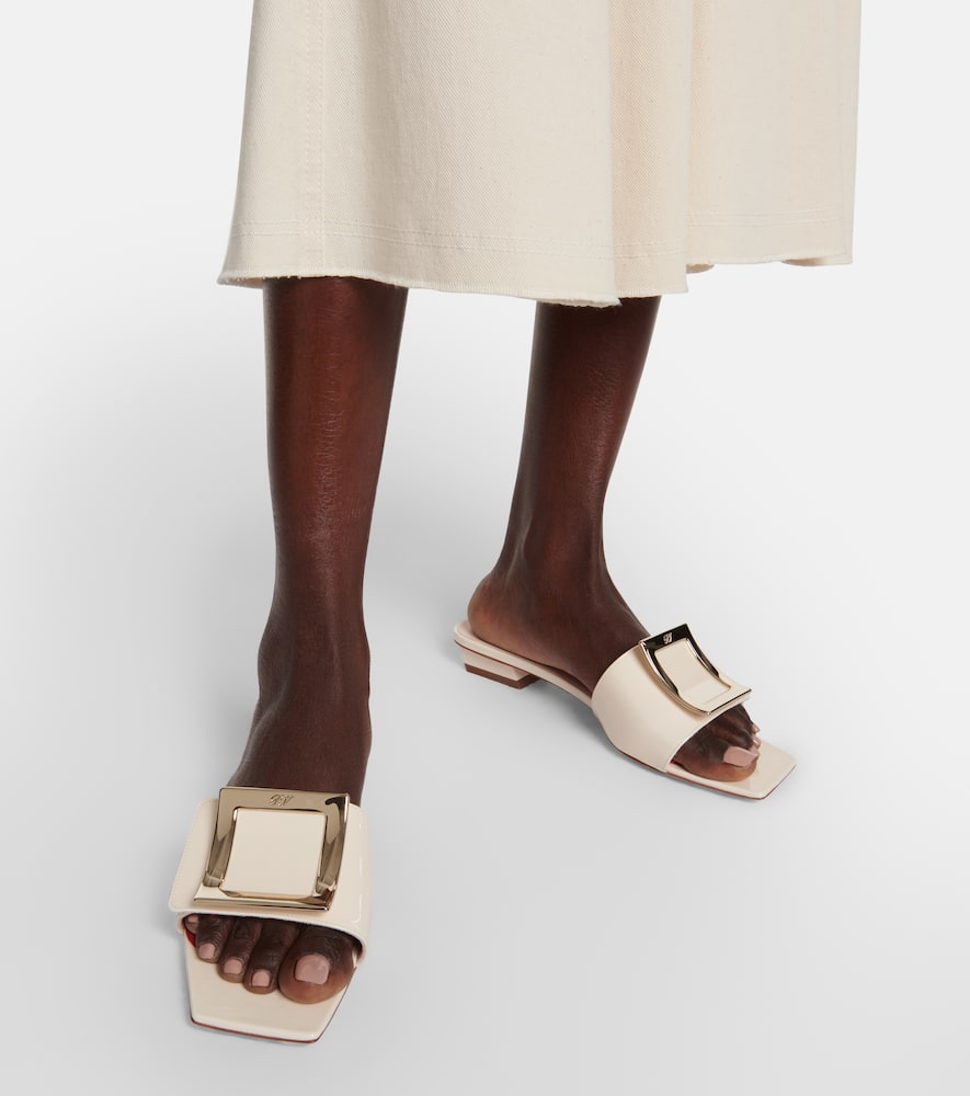 Roger Vivier Belle Vivier 25 patent leather slides