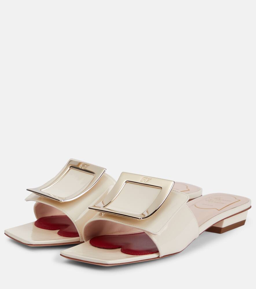 Roger Vivier Belle Vivier 25 patent leather slides