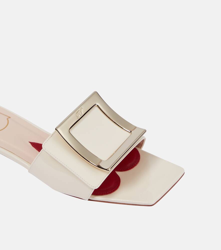 Roger Vivier Belle Vivier 25 patent leather slides
