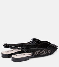 Roger Vivier Gommettine net slingback flats