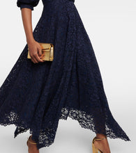Costarellos Belted lace midi dress