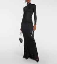 Balenciaga Sporty B jersey gown