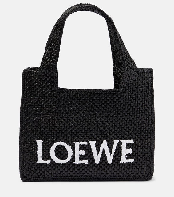 Loewe Mini raffia shopper. Shop Loewe Top-Handle Bags for women now.