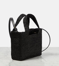 Loewe Mini raffia shopper