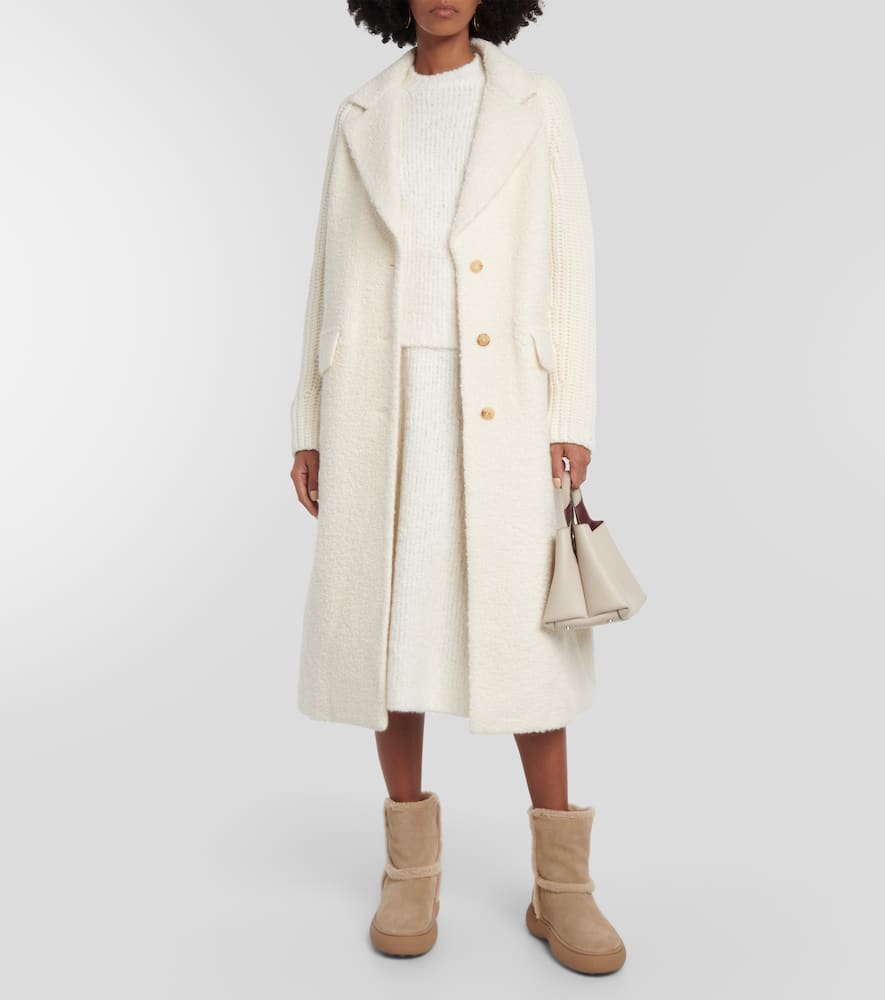 Tod's Suede and shearling ankle boots