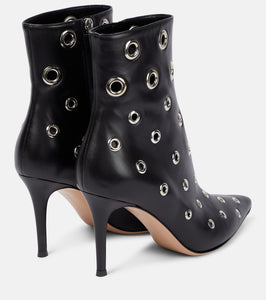 Gianvito Rossi Lydia 85 leather ankle boots