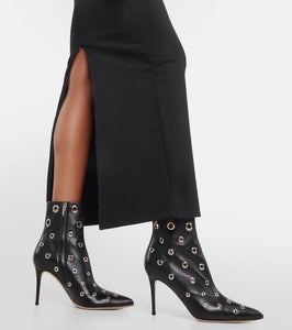 Gianvito Rossi Lydia 85 leather ankle boots