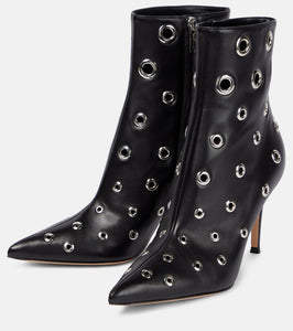 Gianvito Rossi Lydia 85 leather ankle boots