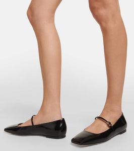Gianvito Rossi Christina patent leather ballet flats