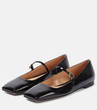 Gianvito Rossi Christina patent leather ballet flats