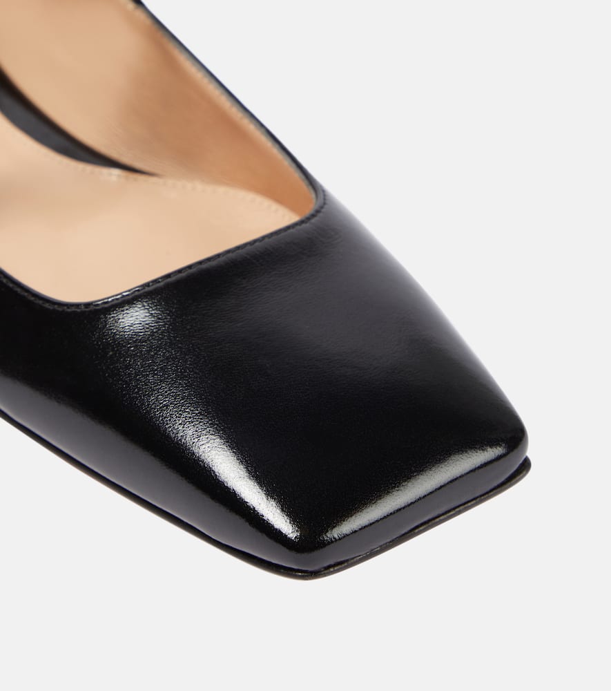 Gianvito Rossi Christina patent leather ballet flats