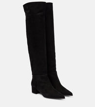 Gianvito Rossi Suede leather knee-high boots - Gianvito Rossi 麂皮过膝长靴