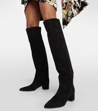Gianvito Rossi Suede leather knee-high boots
