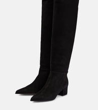 Gianvito Rossi Suede leather knee-high boots