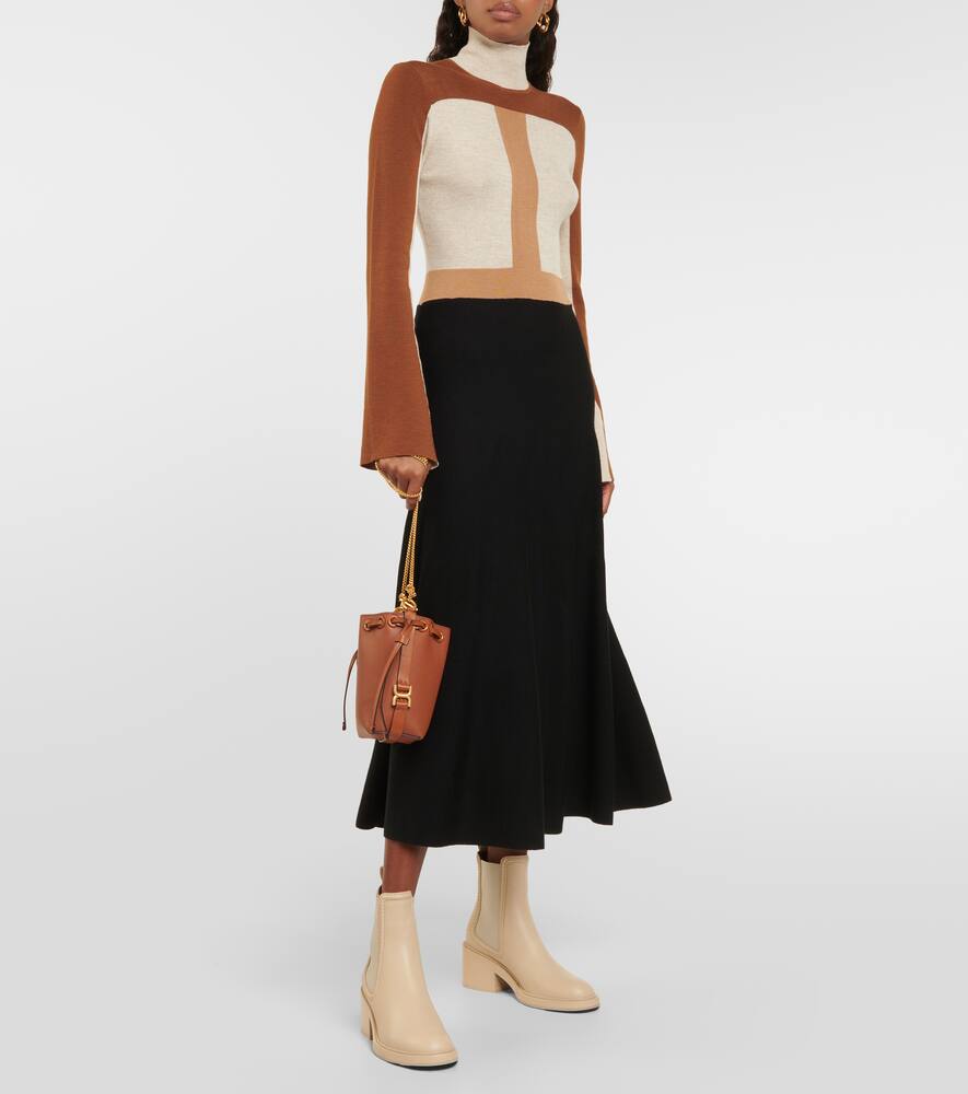 Chloe Mallo leather Chelsea boots