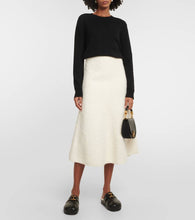 Chloe Marcie leather and shearling slippers