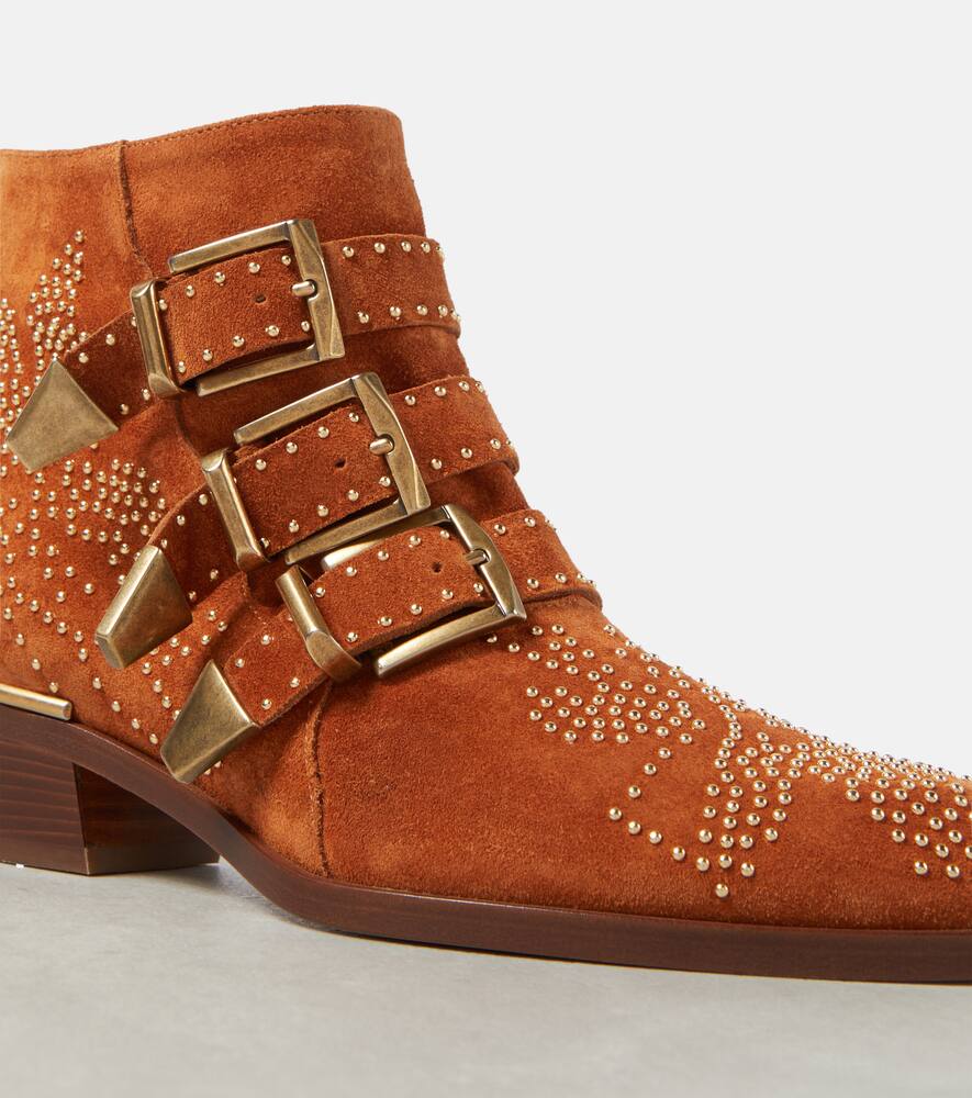 Chloe Susanna studded suede ankle boots