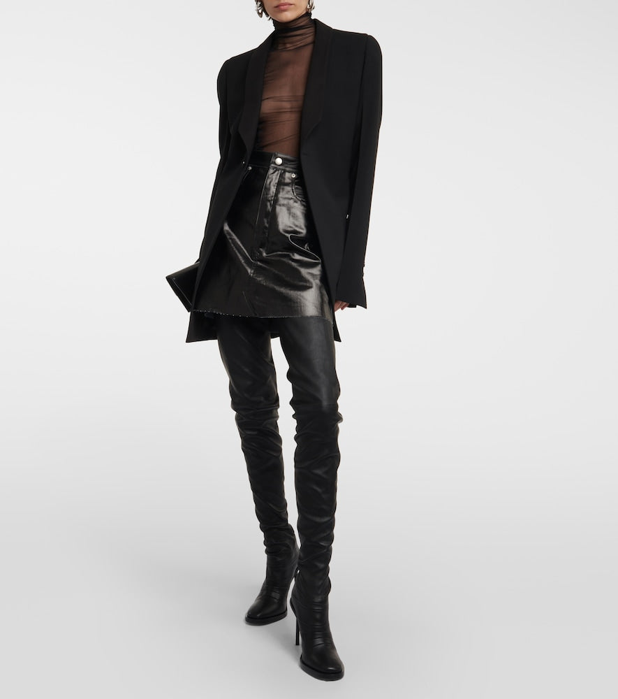 Ann Demeulemeester Adna over-the-knee leather boots