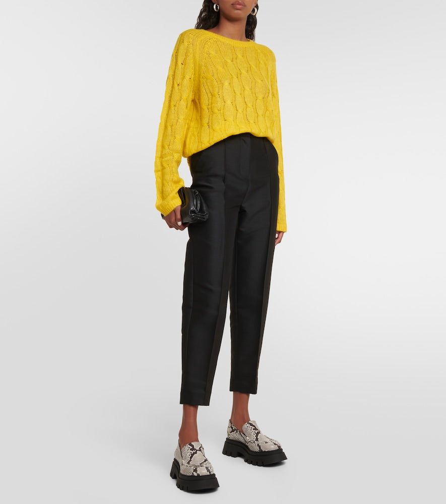 Dorothee Schumacher Printed leather platform loafers