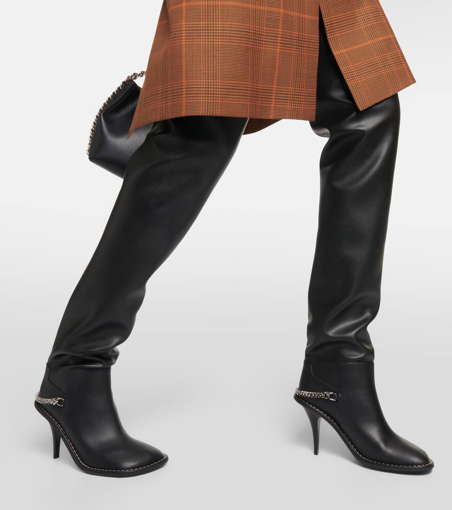 Stella McCartney Ryder faux leather over-the-knee boots