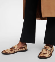 Stella McCartney Falabella printed velvet loafers