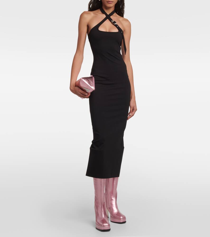 Nodaleto Angel metallic leather knee-high boots