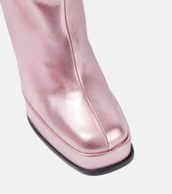 Nodaleto Angel metallic leather knee-high boots