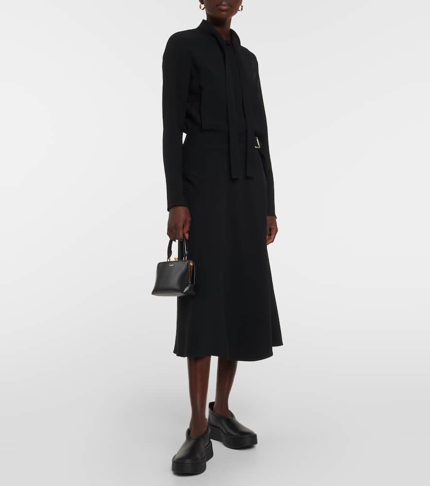 Jil Sander Leather slip-on sneakers