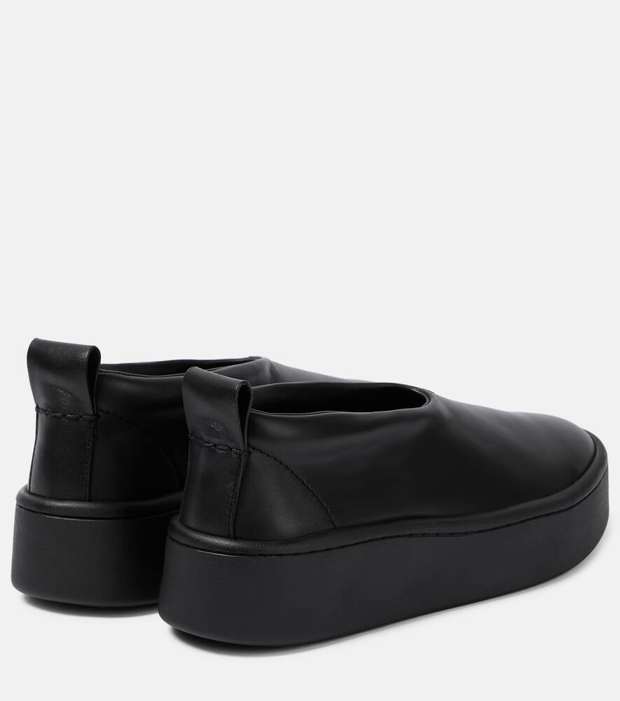 Jil Sander Leather slip-on sneakers