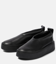 Jil Sander Leather slip-on sneakers