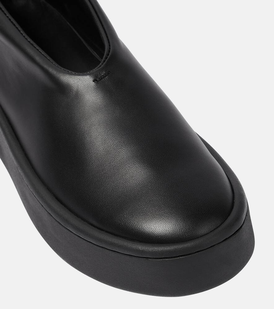 Jil Sander Leather slip-on sneakers