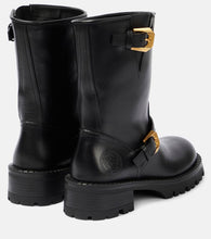 Versace Leather ankle boots