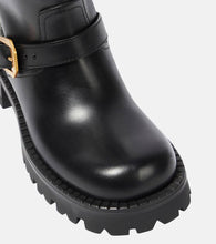 Versace Leather ankle boots