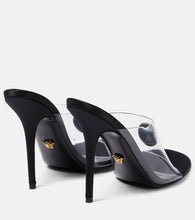 Versace Medusa PVC and leather sandals