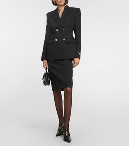 Versace Croc-effect patent leather pumps