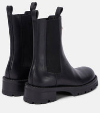 Versace Medusa leather Chelsea boots