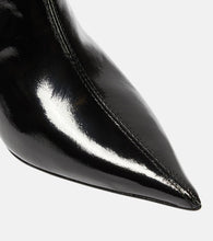 Ganni Faux leather ankle boots