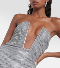 Giuseppe di Morabito Embellished bustier mesh gown