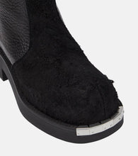 MM6 Maison Margiela Leather and suede ankle boots