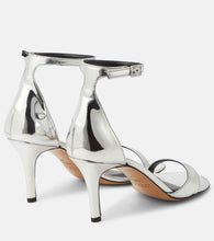 Isabel Marant Silver-toned leather heels