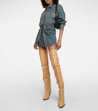 Isabel Marant Lelodie leather over the knee boots