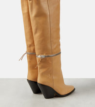 Isabel Marant Lelodie leather over the knee boots