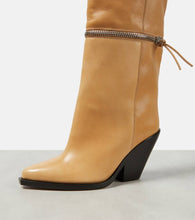 Isabel Marant Lelodie leather over the knee boots