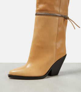 Isabel Marant Lelodie leather over the knee boots