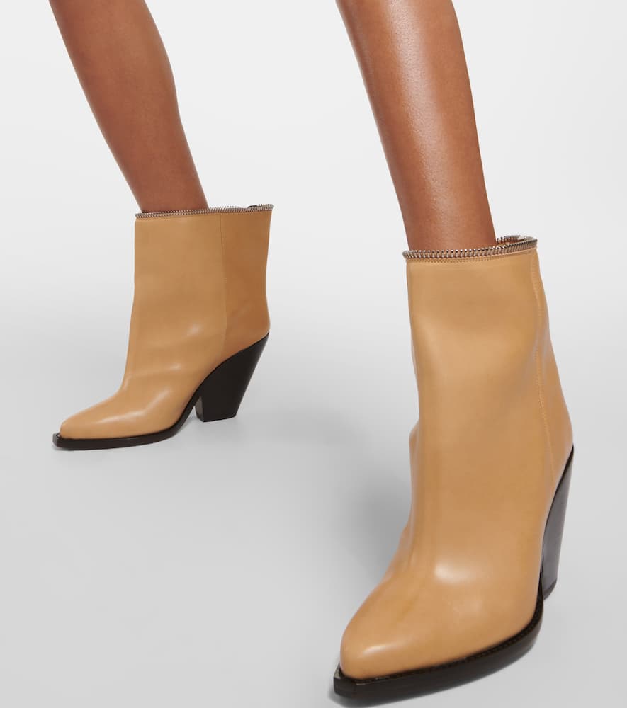 Isabel Marant Lelodie leather over the knee boots