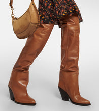 Isabel Marant Lalex leather over-the-knee boots